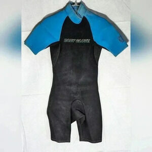Wetsuit Body Glove Juniors Size 3X (12) Short Length Blue Black 2/1 mm